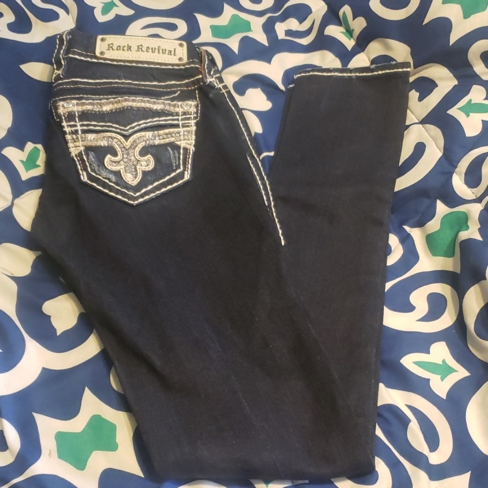 Rock revival skinny jeans